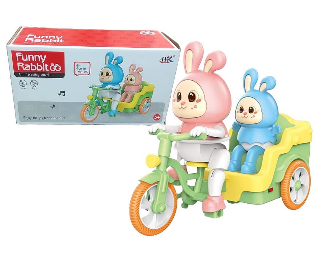 Funny Rabbit Rickshaw
